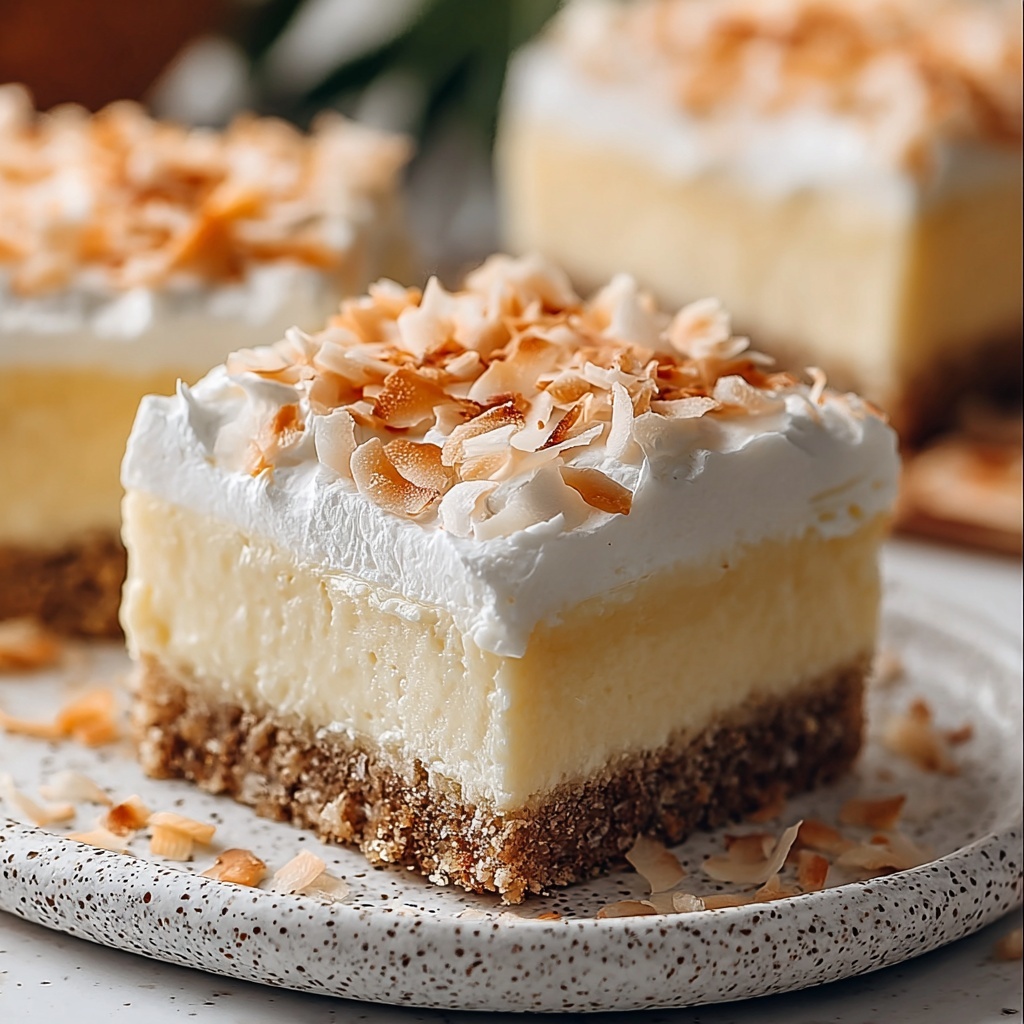 Island Dream Coconut Cream Bars Recipe - Recipe Image