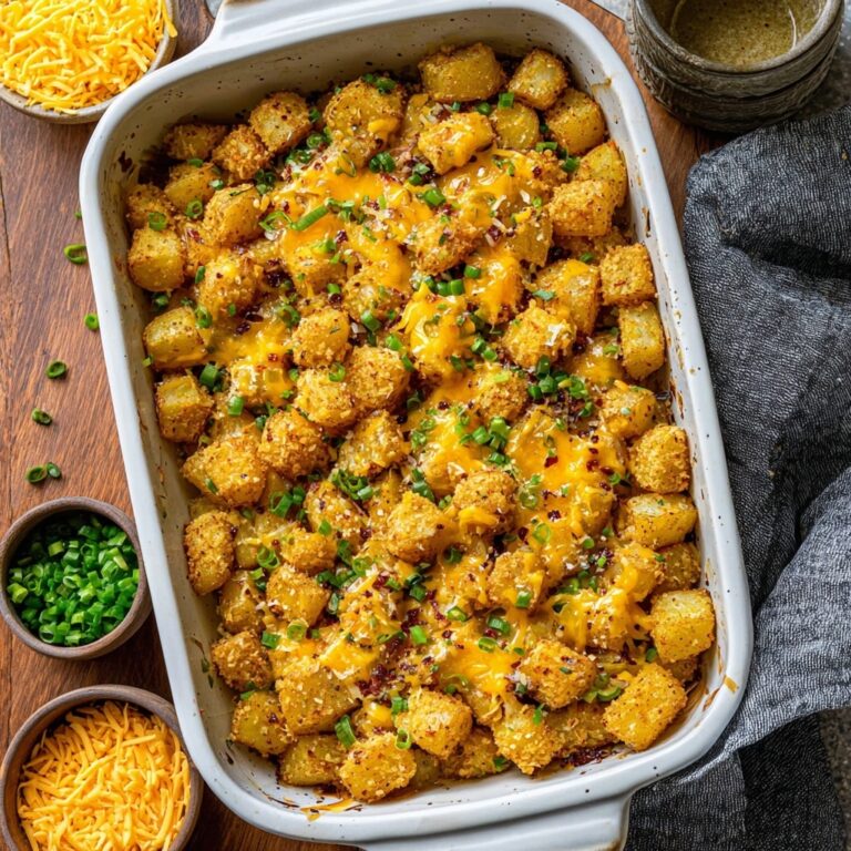 Cheesy Ranch Roasted Potatoes with Green Onion Garnish Recipe