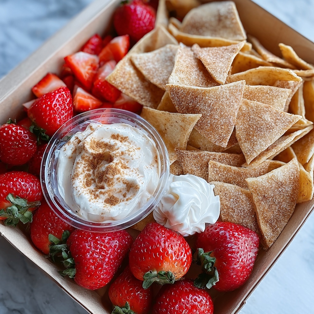 Strawberry Cheesecake Nachos Recipe - Recipe Image