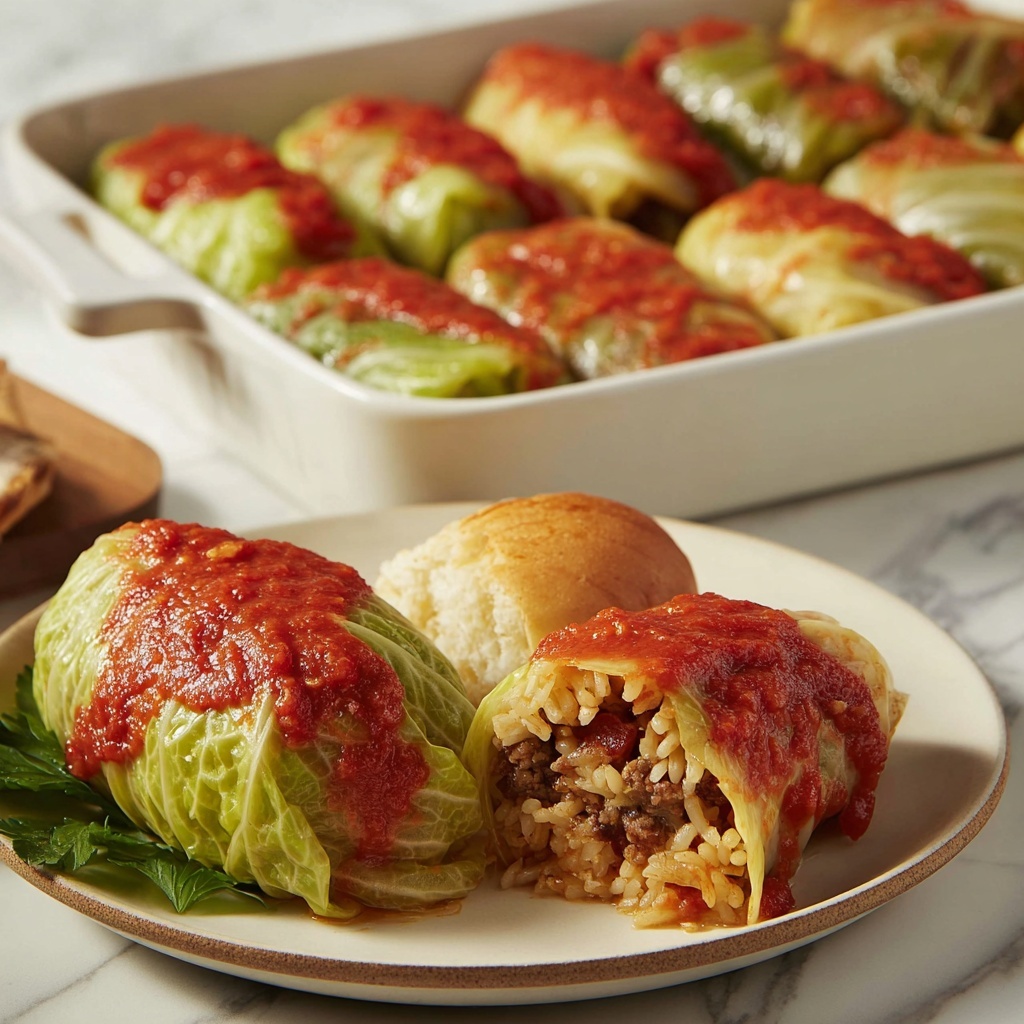 Creole Cabbage Rolls Recipe - Recipe Image