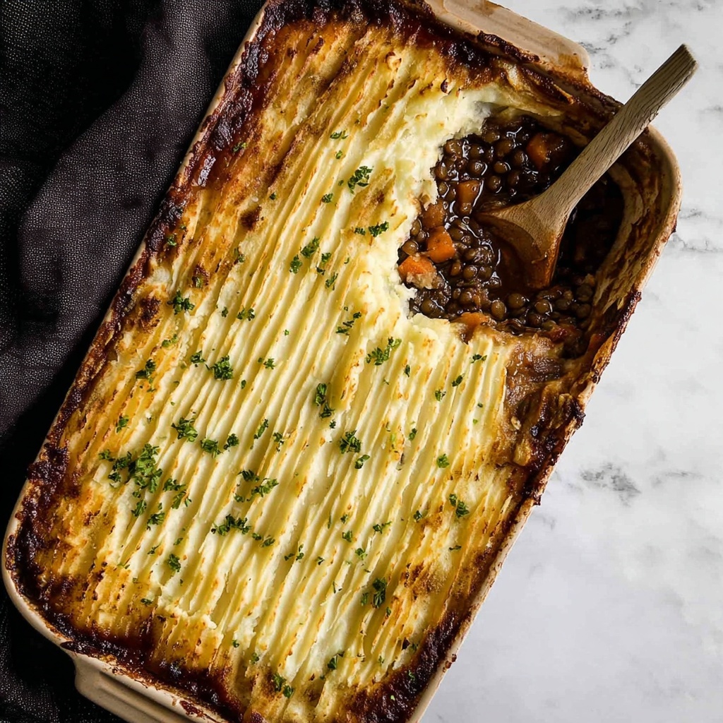 Shiitake Cottage Pie with Cauliflower Mash Recipe - Recipe Image