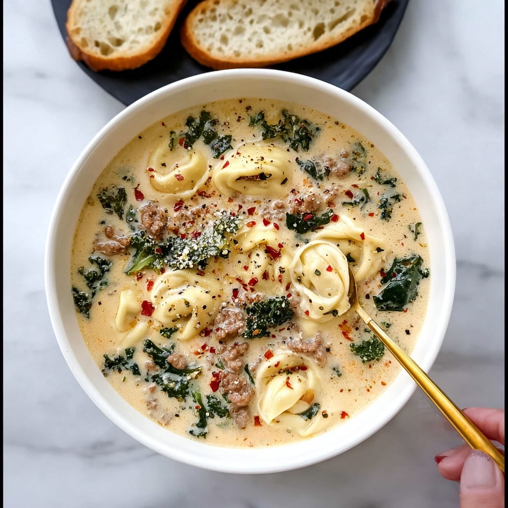Sausage Tortellini Soup Recipe - Recipe Image