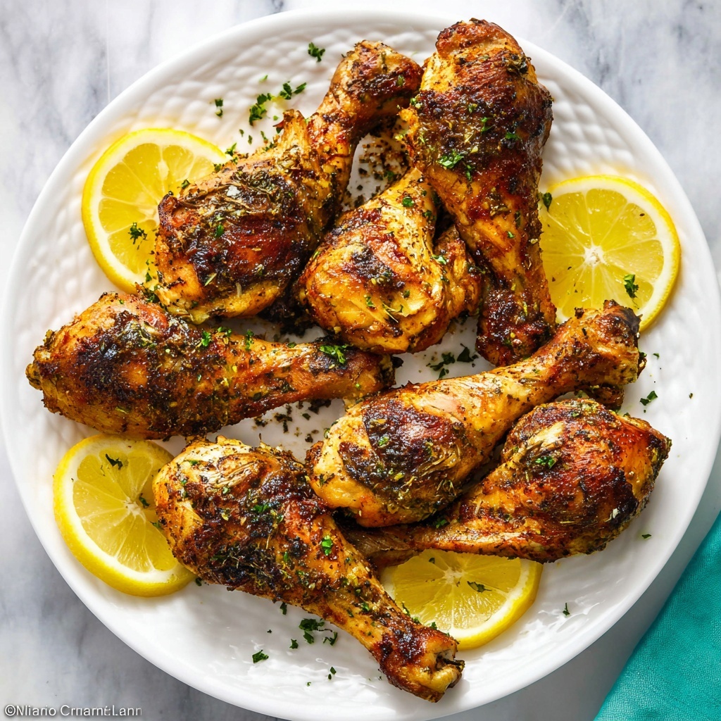 Lemon Pepper Chicken Drumsticks Recipe - Recipe Image