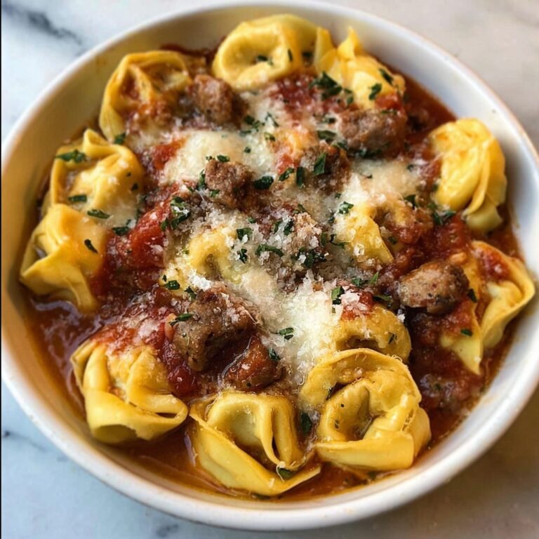 Cheesesteak Tortellini in Rich Provolone Sauce Recipe