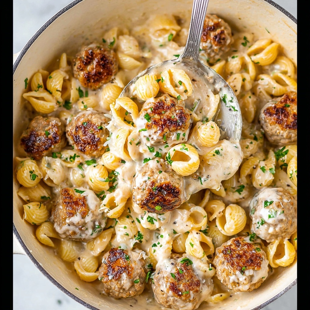 Swedish Meatball Pasta Recipe - Recipe Image