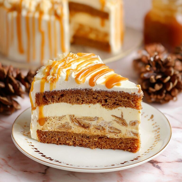 Caramel Pumpkin Cheesecake Cake Recipe
