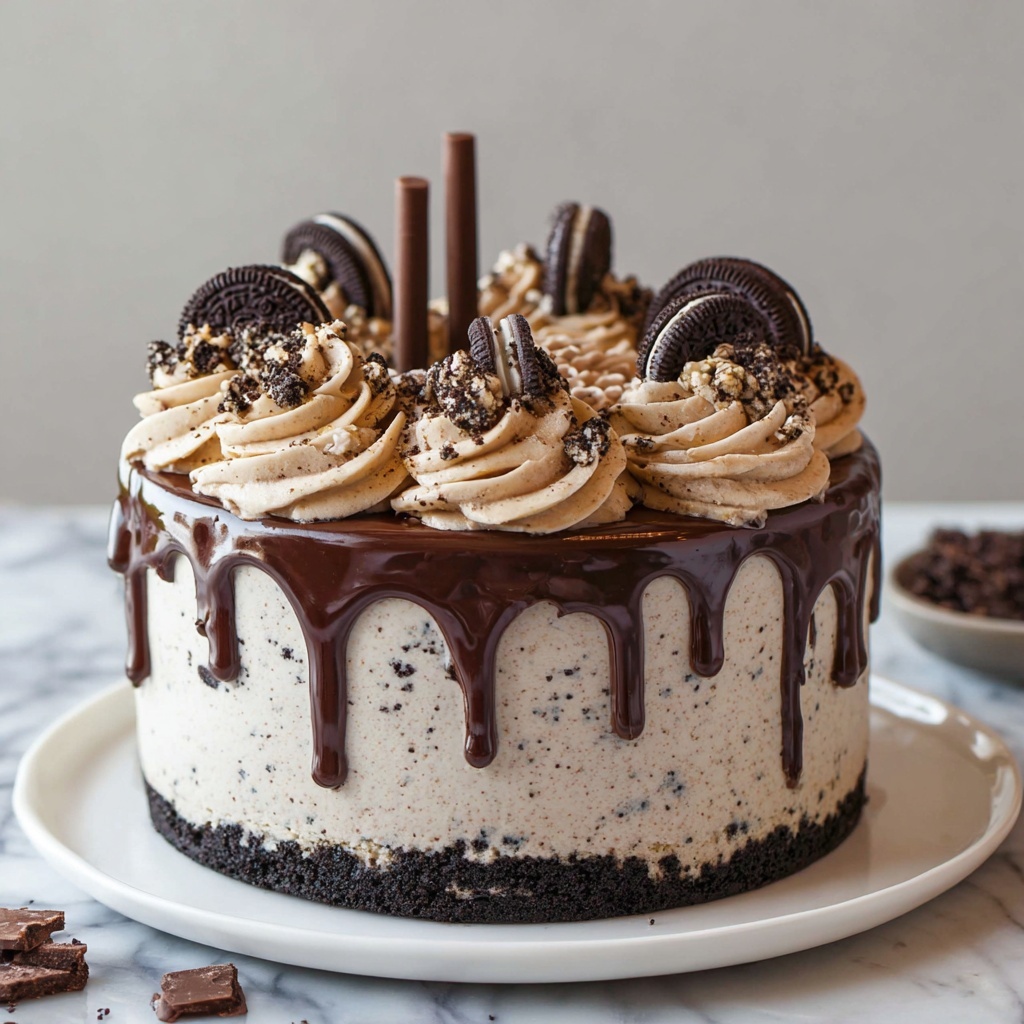 Oreo Chocolate Cake Recipe - Recipe Image