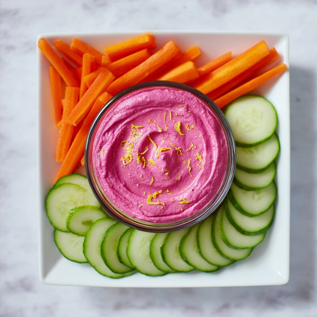 Roasted Beet Hummus Recipe - Recipe Image