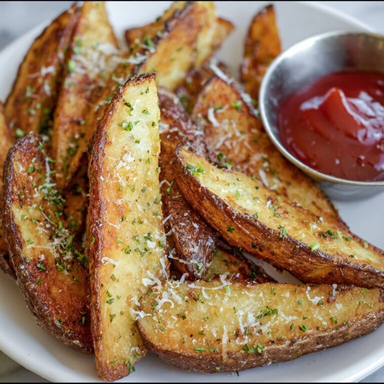 Crispy Baked Potato Wedges Recipe