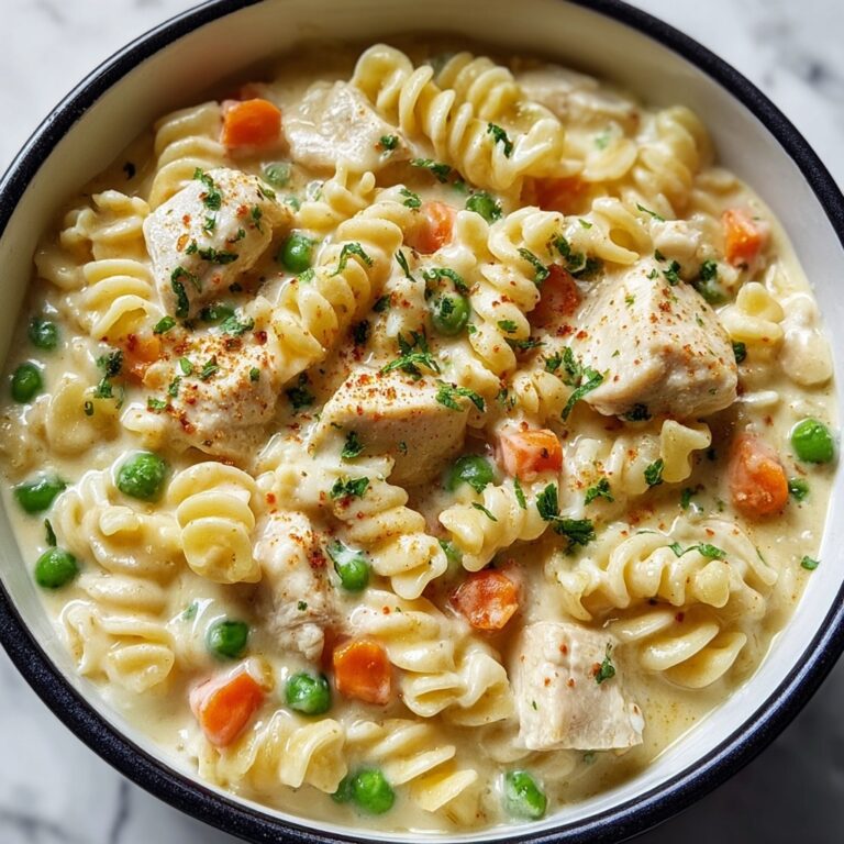 Quick Chicken Pot Pie Pasta Recipe