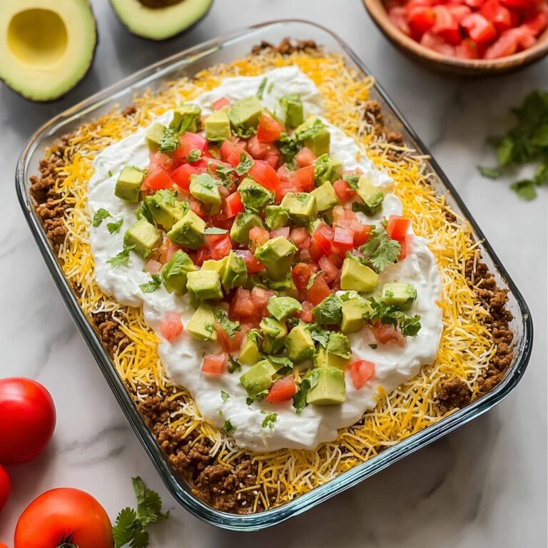Skinny Taco Dip for a Crowd Recipe