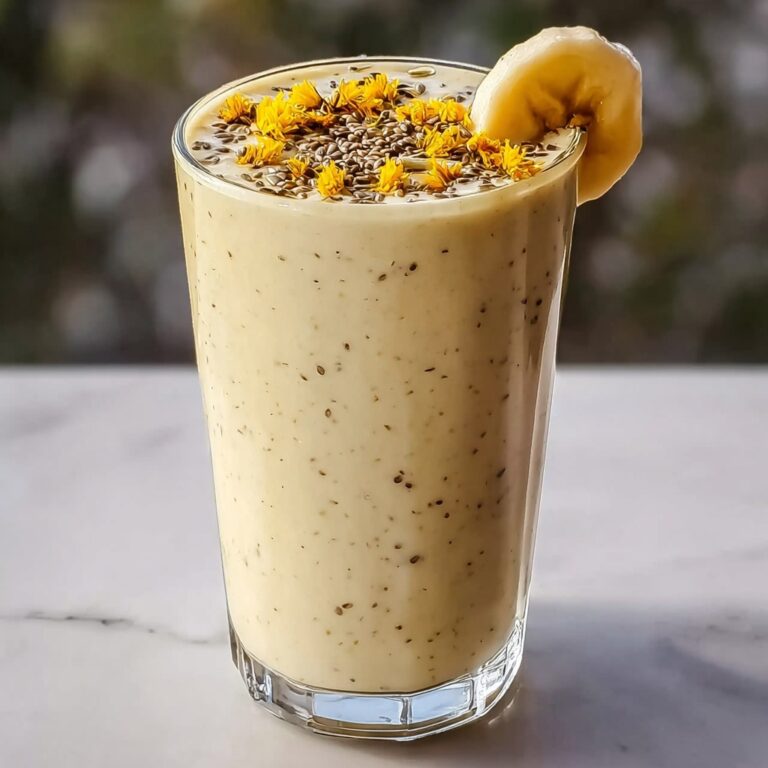 Banana Chamomile Tea Smoothie for a Soothing Sip Recipe