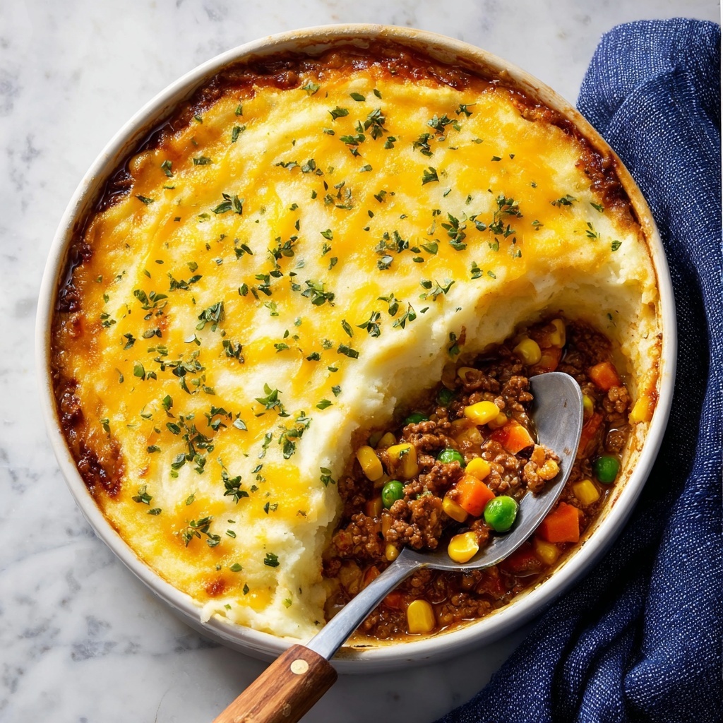 Classic Shepherd’s Pie with Beef and Mashed Potatoes Recipe - Recipe Image
