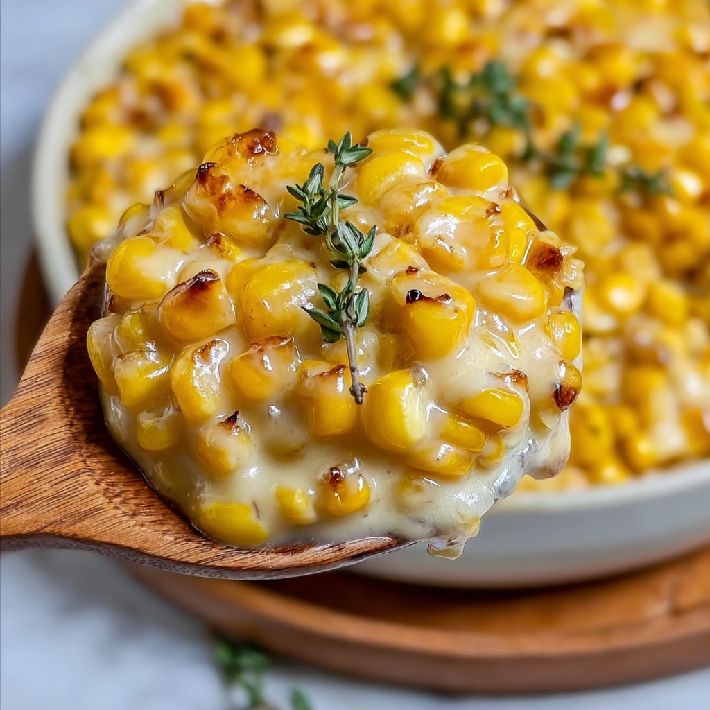 Creamy Honey Butter Skillet Corn Recipe - Recipe Image