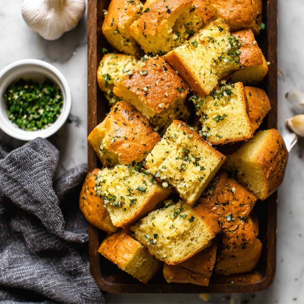 Pull Apart Garlic Bread Recipe - Recipe Image
