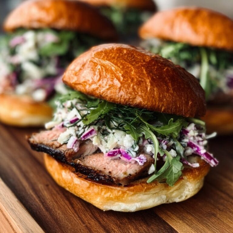 Crispy Salmon Sliders with Lemon Arugula Slaw Recipe