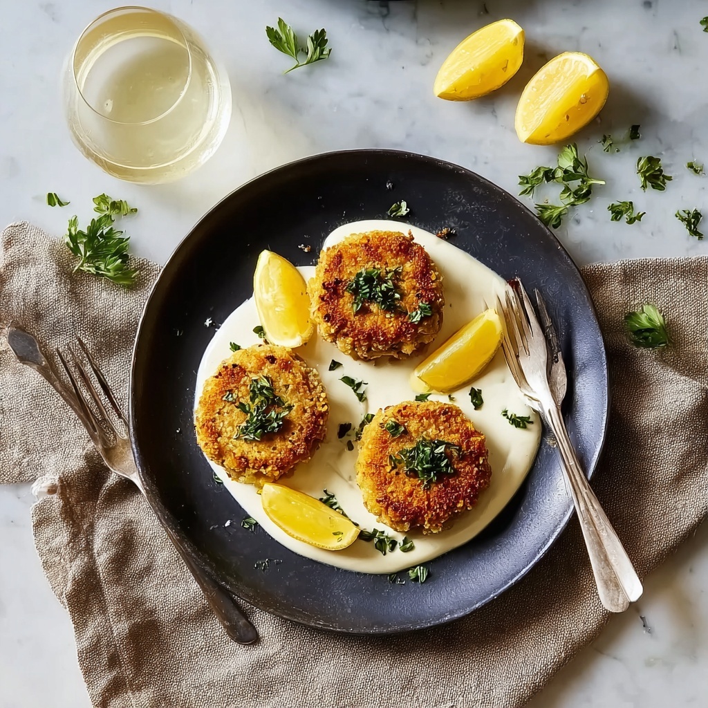 Easy Chickpea Patties with Lemon Garlic Aioli Recipe - Recipe Image