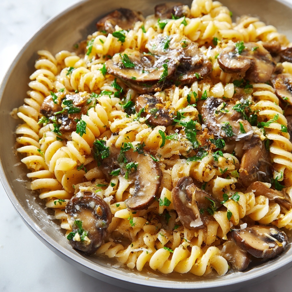 Brown Butter Mushroom Pasta Recipe - Recipe Image