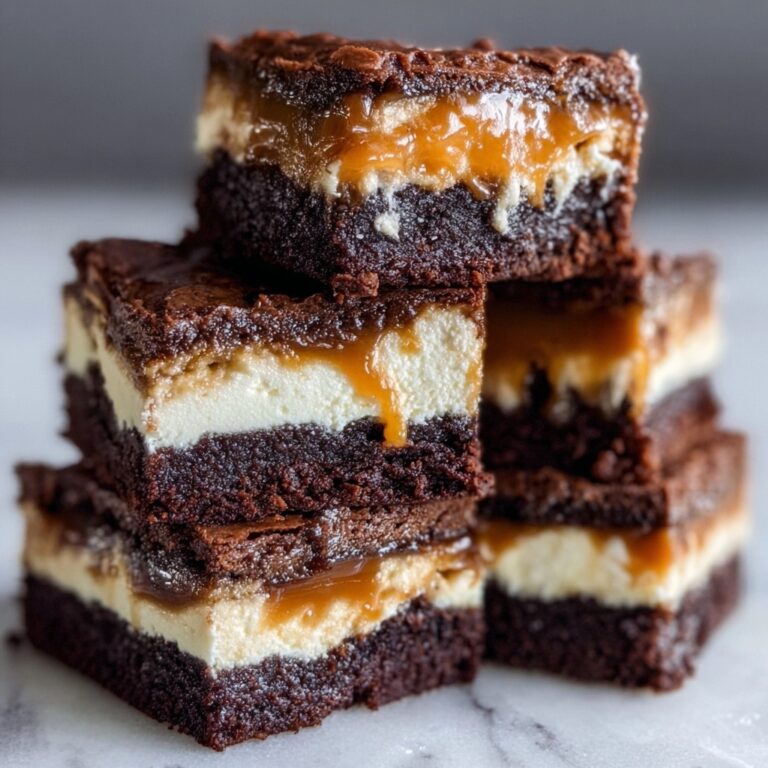 Milky Way Caramel Cheesecake Brownies Recipe
