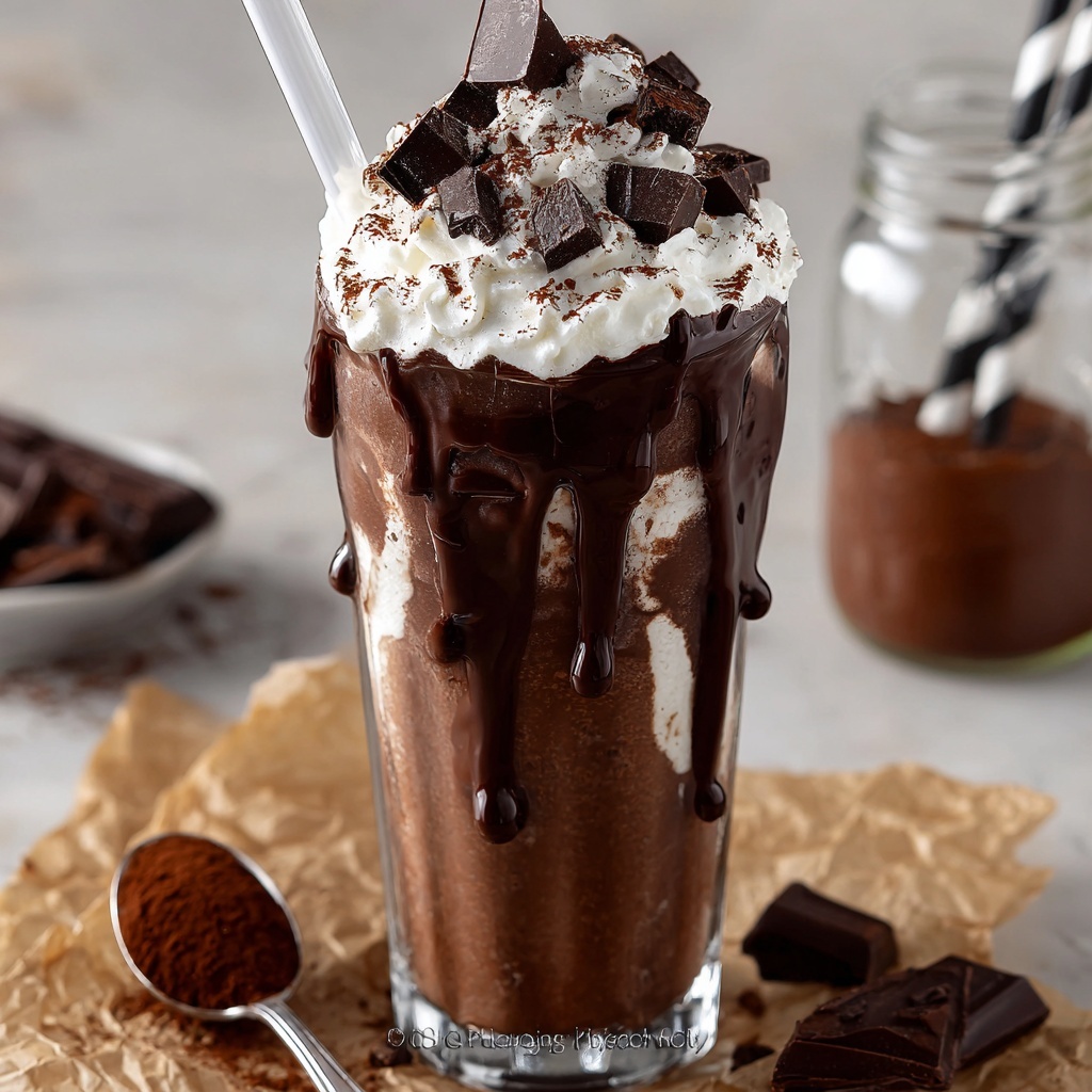 Brownie Milkshake Recipe - Recipe Image