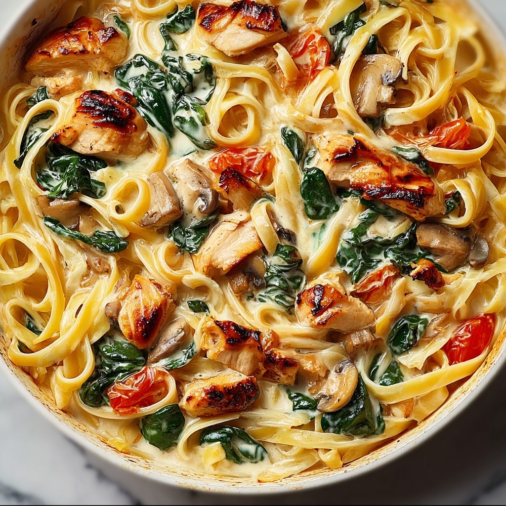 Creamy Tuscan Chicken Pasta Recipe - Recipe Image