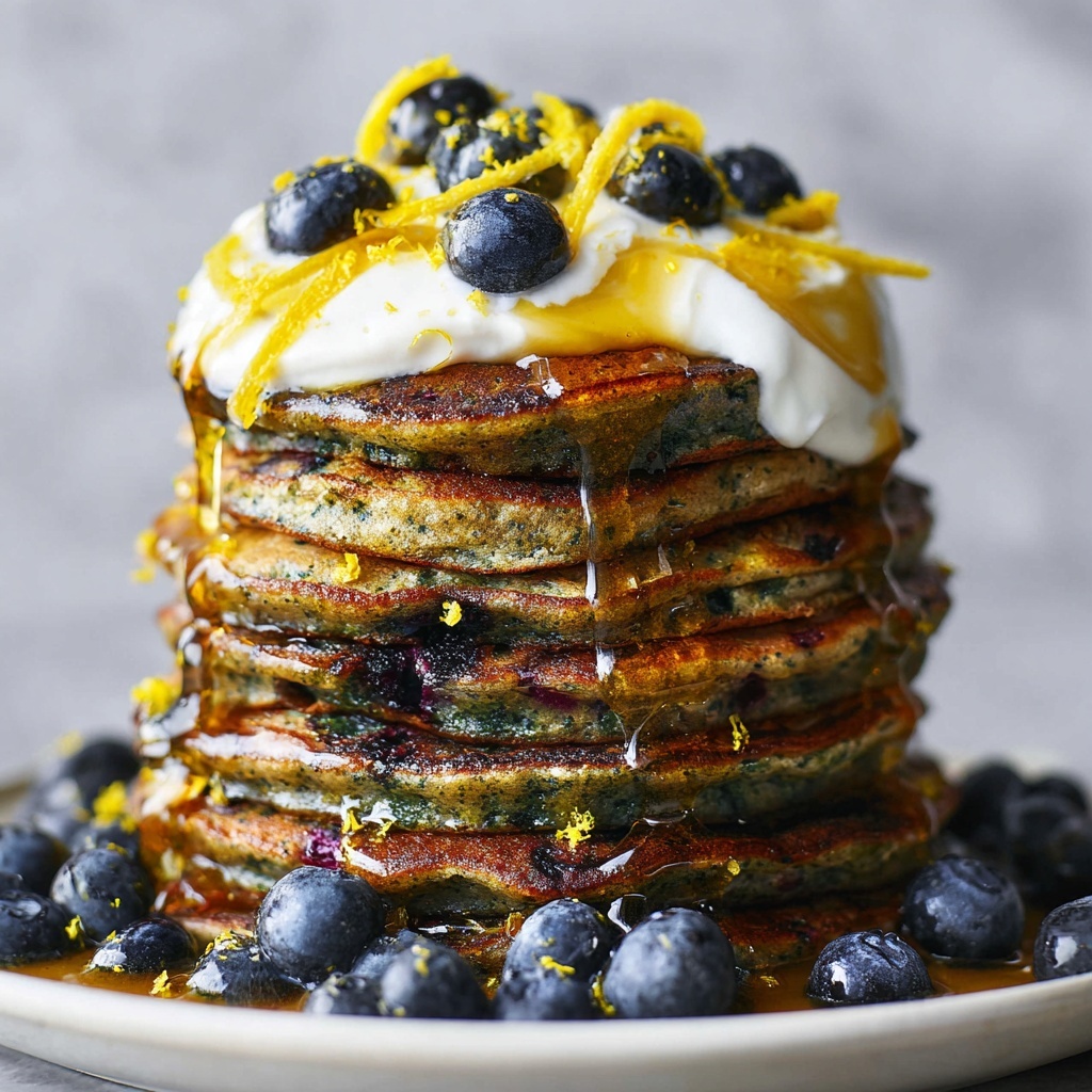 Blueberry Blender Pancakes Recipe - Recipe Image
