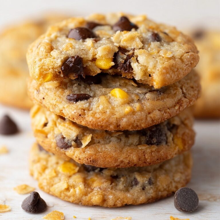 Chocolate Chip Cornflake Cookies Recipe
