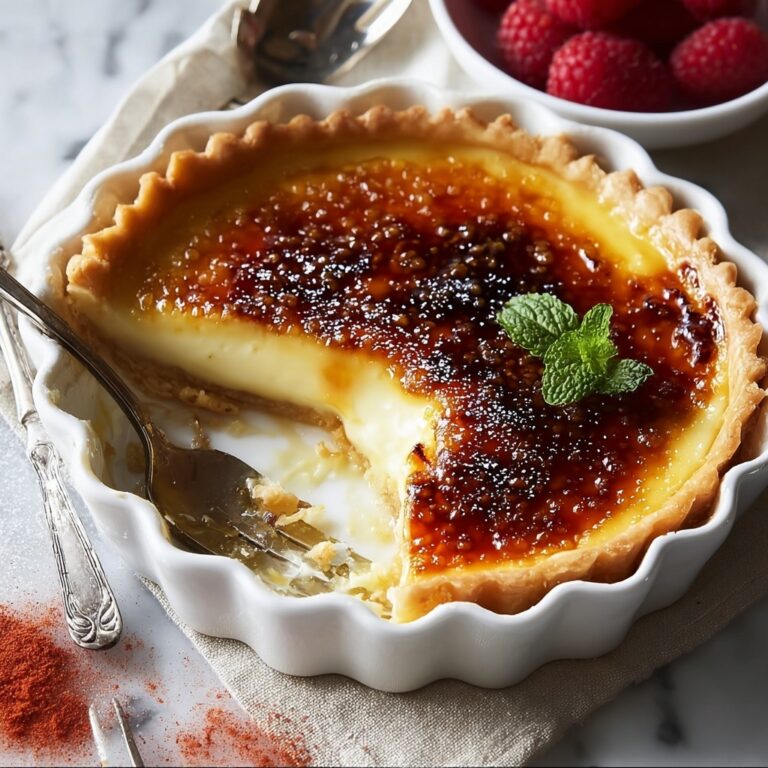 Authentic French Crème Brûlée Tart Recipe