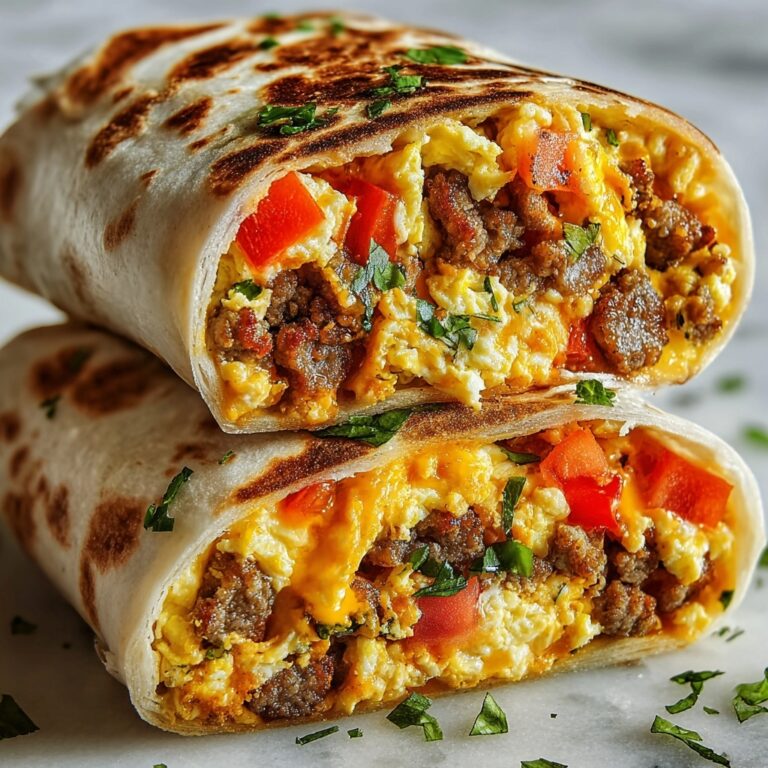 Freezer Breakfast Burritos Recipe
