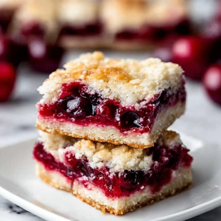 Christmas Cherry Bars Recipe