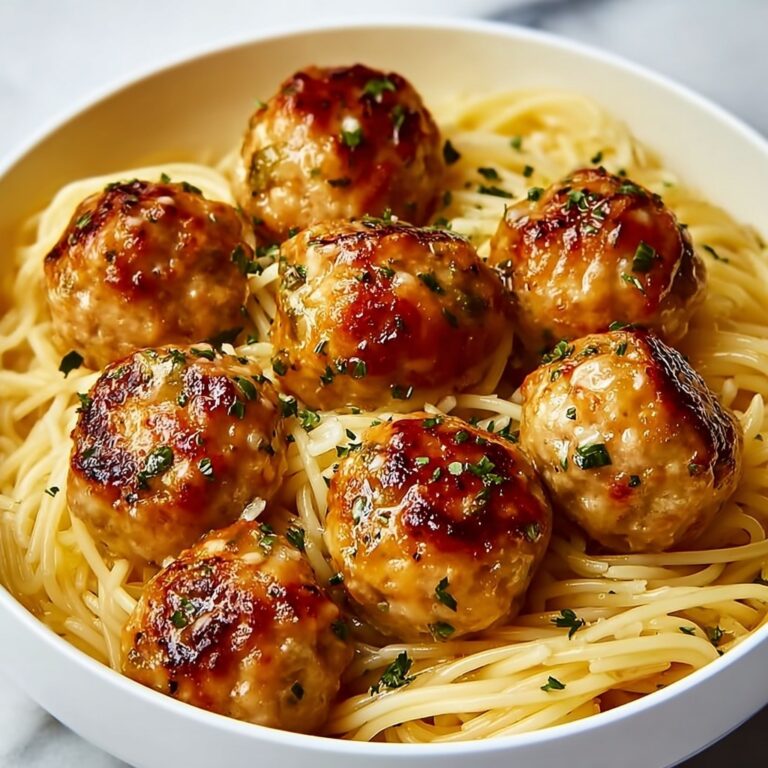 Garlic Butter Chicken Bites with Creamy Parmesan Pasta Recipe