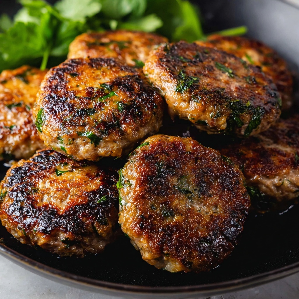 Homemade Ground Chicken Sausage Patties Recipe - Recipe Image