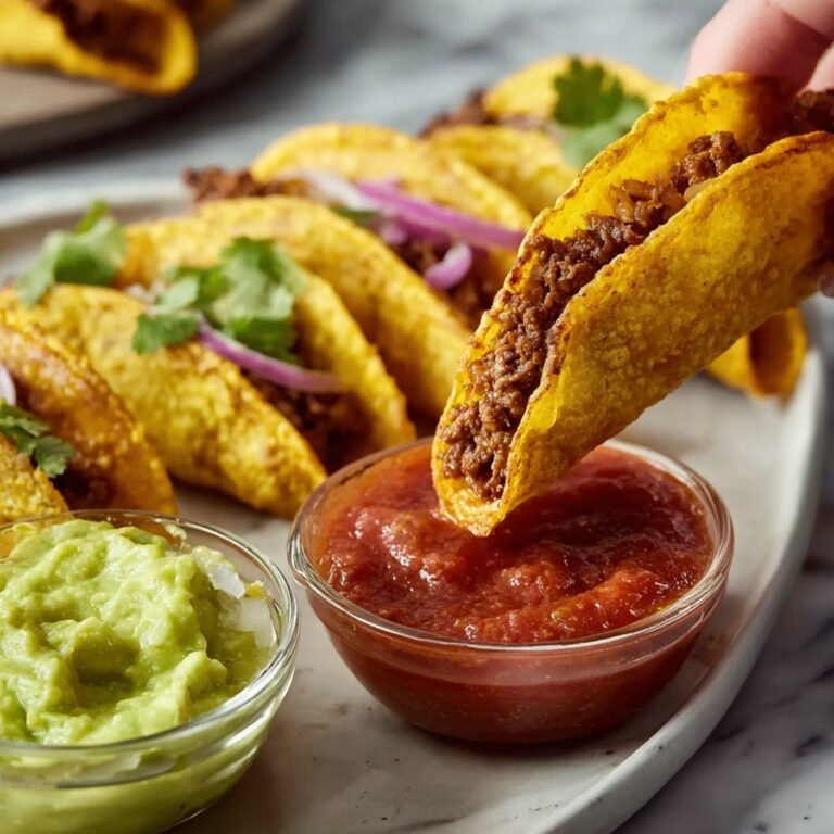 Crispy Ground Beef Tacos Recipe
