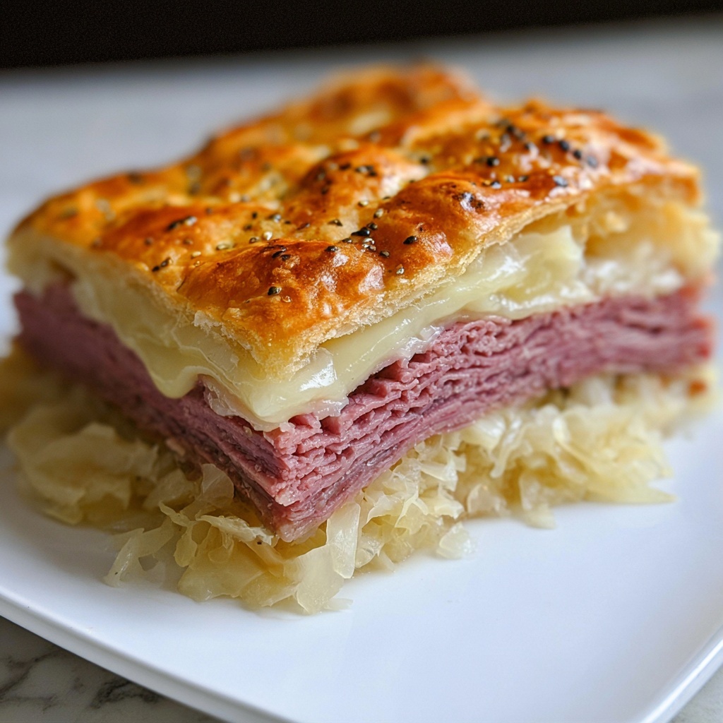 Reuben Crescent Bake Recipe - Recipe Image
