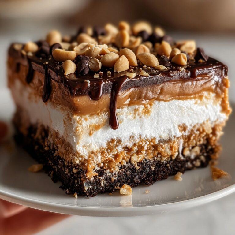 Chocolate Peanut Butter Lasagna Recipe