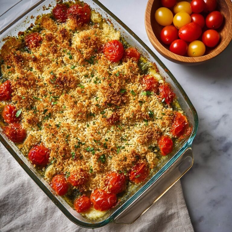 White Bean and Pesto Bake