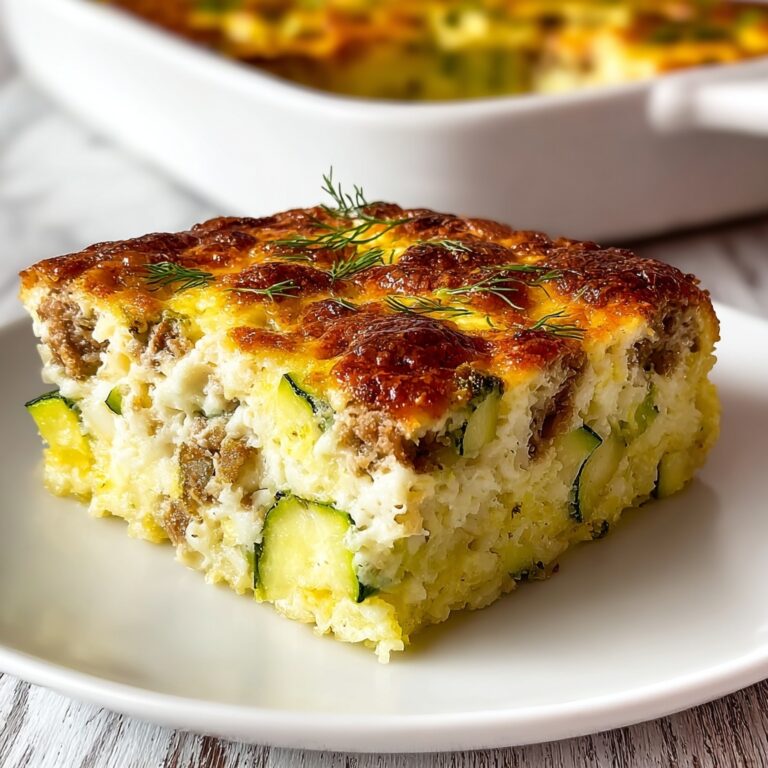 Simple Zucchini Dill Casserole Recipe