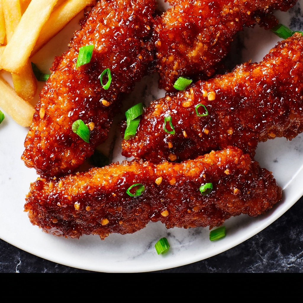 Crispy Honey Butter Chicken Tenders Recipe - Recipe Image