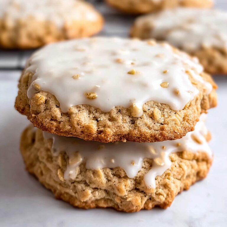 Iced Oatmeal Cookies – Crumbl Copycat Recipe