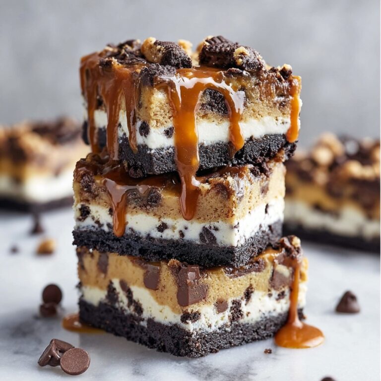 Chocolate Chip Cookie Oreo Cheesecake Bars Recipe