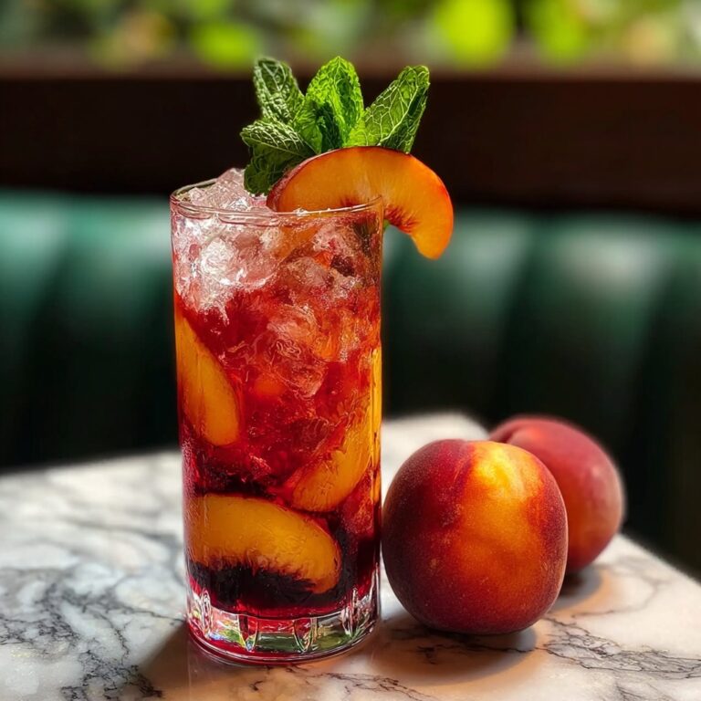 Peach Hibiscus Sunset Tea: Your Refreshing Summer Sip Recipe