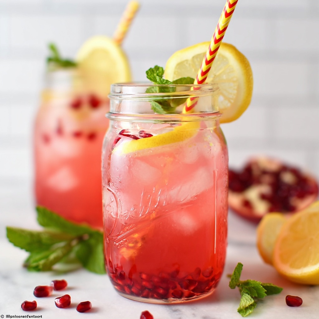 Pomegranate Lemonade Recipe - Recipe Image