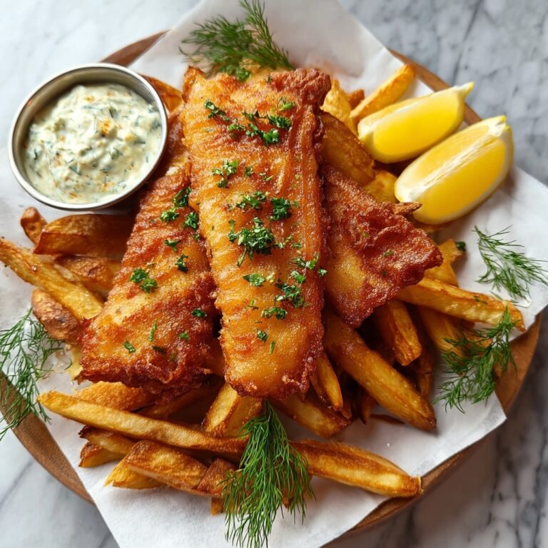 Crispy Beer Battered Fish and Chips (Pub-Style Recipe) Recipe