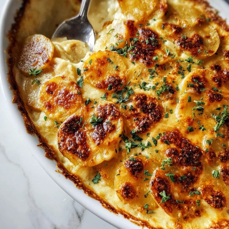 Dad’s Creamy & Cheesy Au Gratin Potatoes Recipe