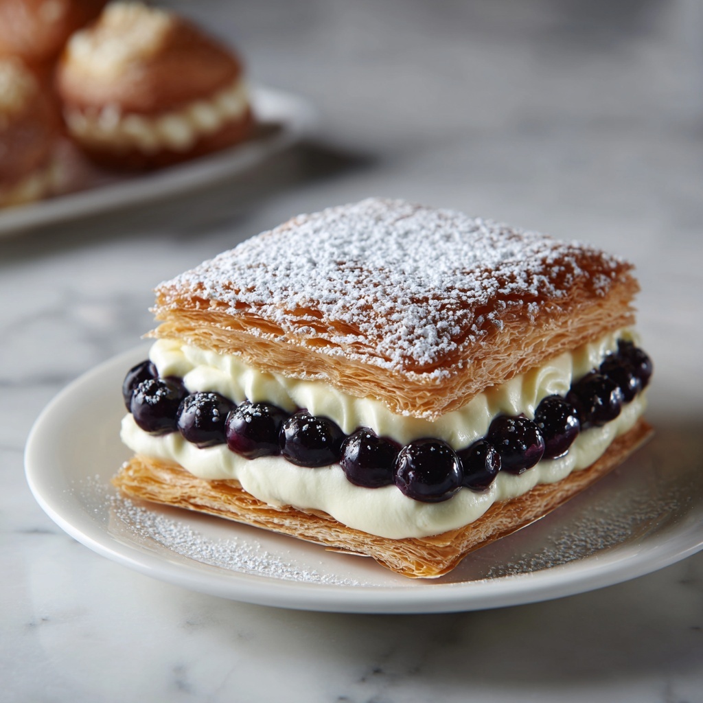 Decadent Blueberry Cream Cheese Danish Recipe - Recipe Image