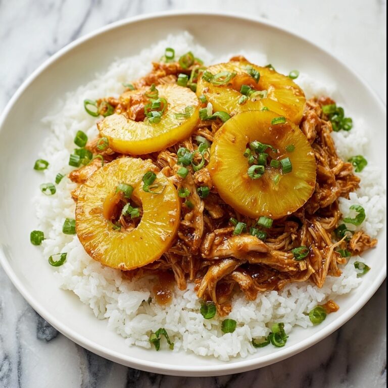 4-Ingredient Slow Cooker Chicken & Cream Cheese with Pineapple Rings Recipe