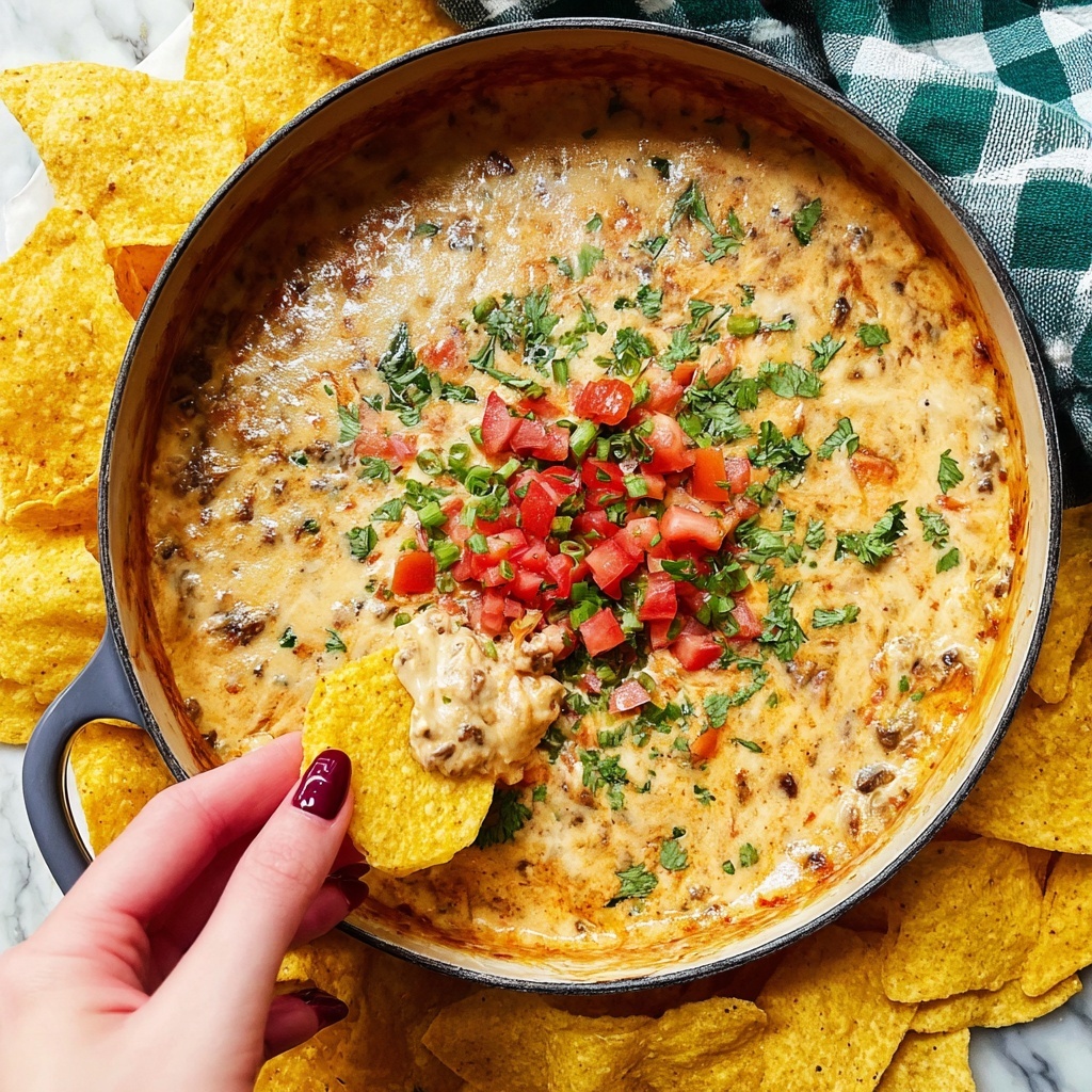 Rotel Dip with Ground Beef and Velveeta Recipe - Recipe Image