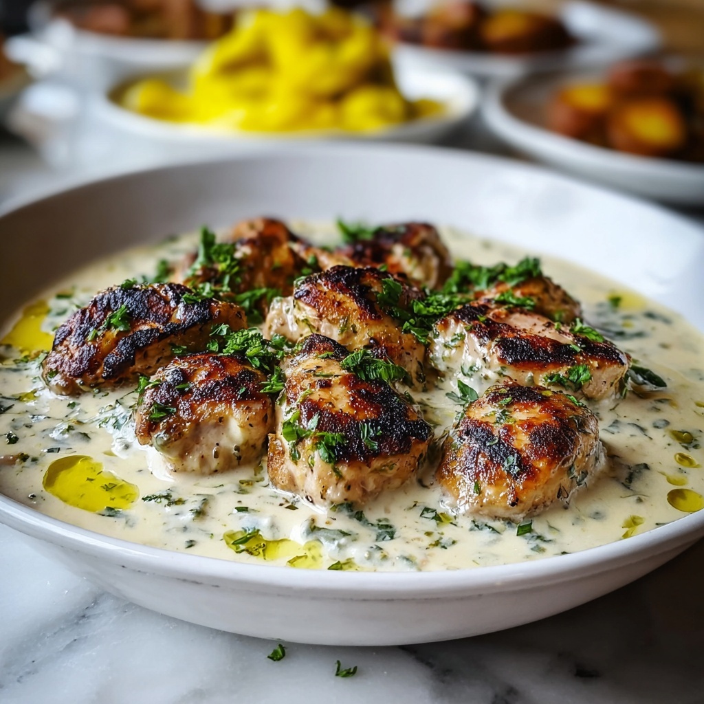 Delicious Turkish Chicken with Creamy White Sauce in 30 Minutes Recipe - Recipe Image