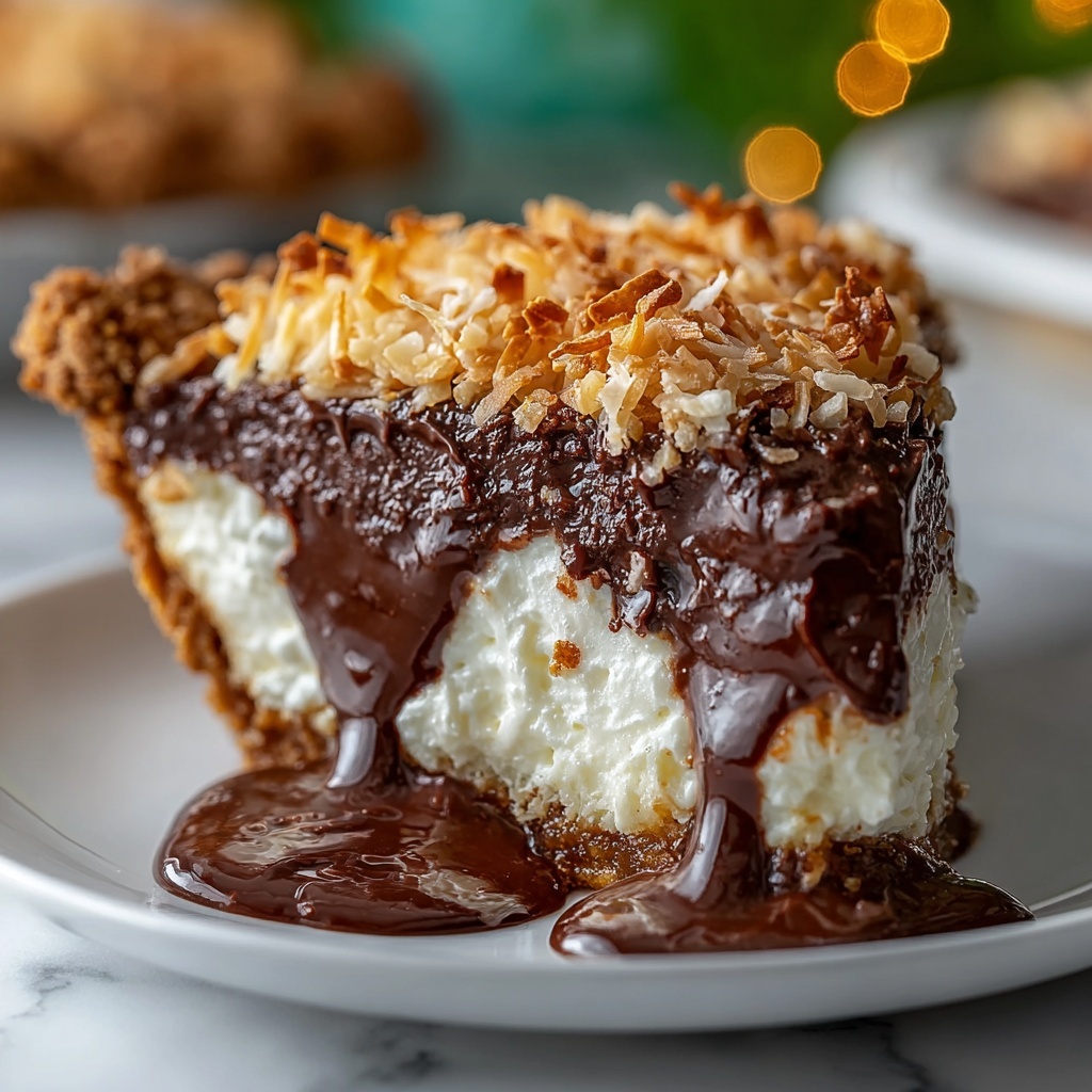 No-Bake German Chocolate Pie Recipe - Recipe Image