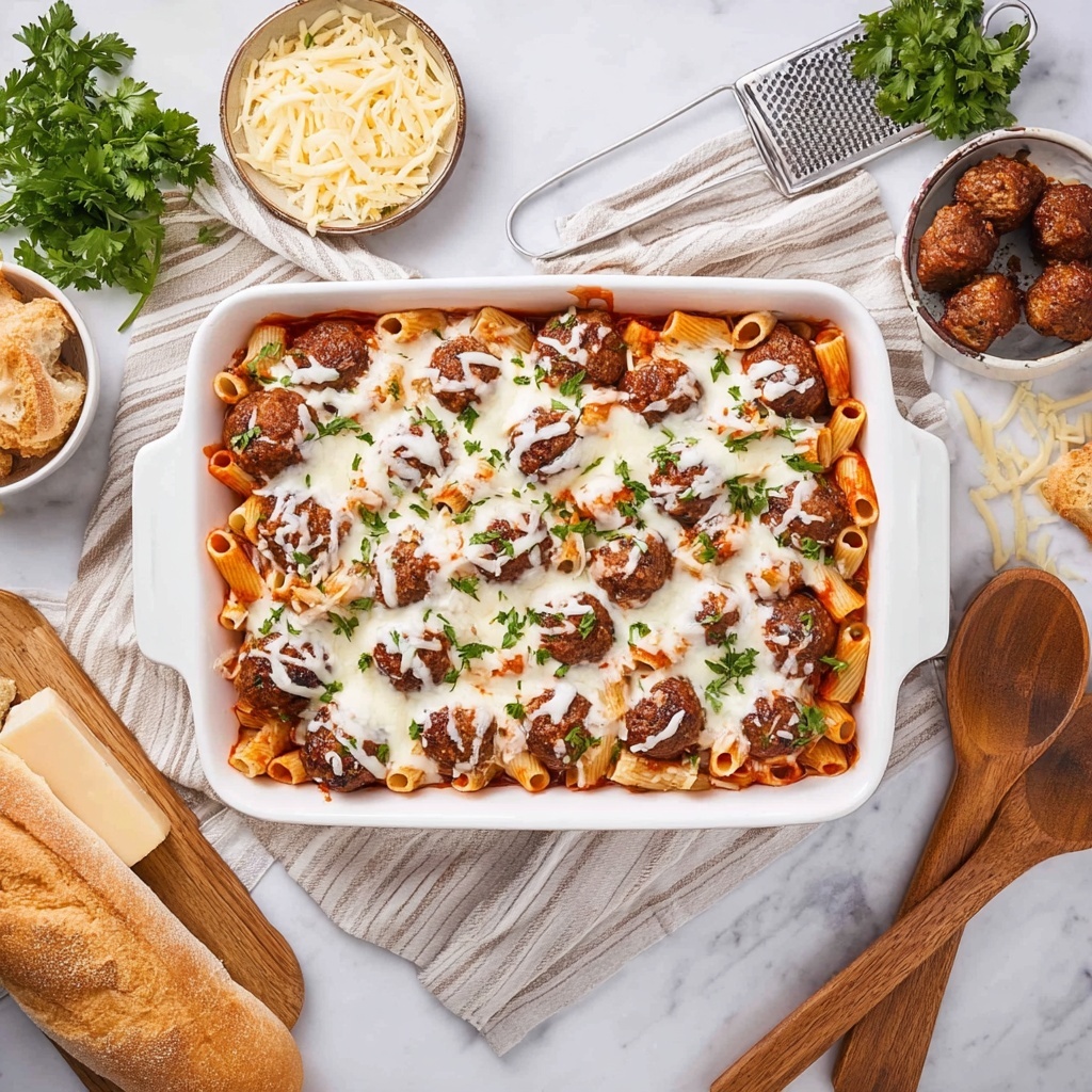 Meatball Casserole Recipe - Recipe Image